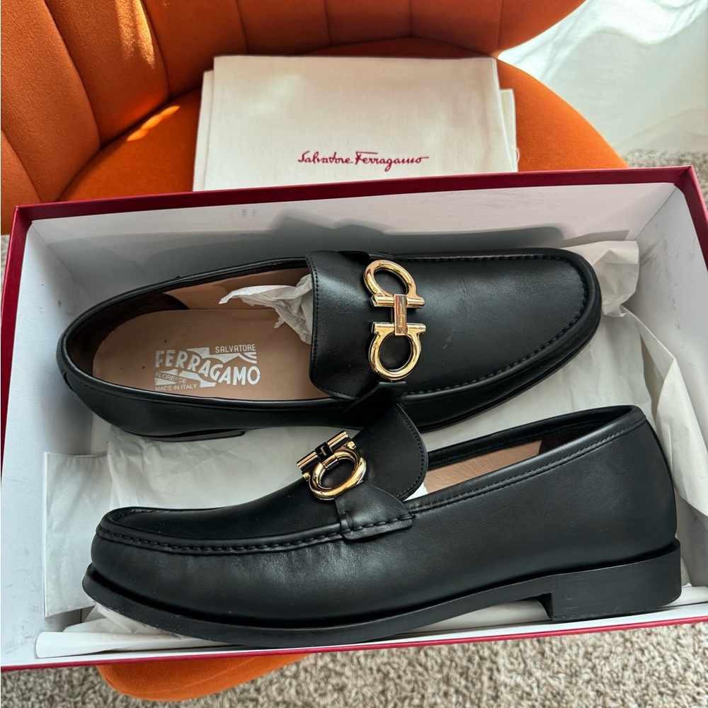 Nero calf Salvatore Ferragamno have only worn these twice